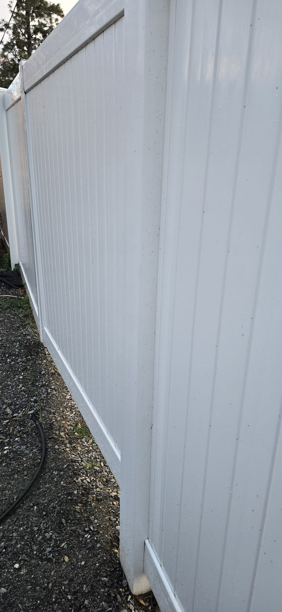 Vinyl Shadowbox Fence